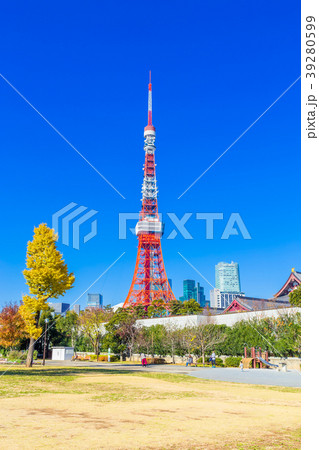 東京　秋の芝公園 39280599