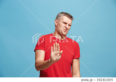 Let me think. Doubtful pensive man with thoughtful 39281005