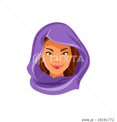 Arab girl vector Arab girl vector 39281772