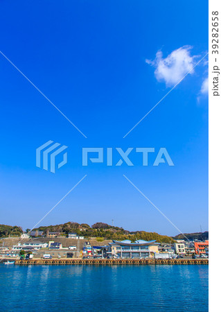 壱岐島　唐津～壱岐行きフェリー　壱岐島の景色　【長崎県壱岐市】 39282658
