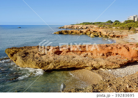 Playa del Moro beach in Alcossebre, Spain Playa del Moro beach in Alcossebre, Spain 39283695