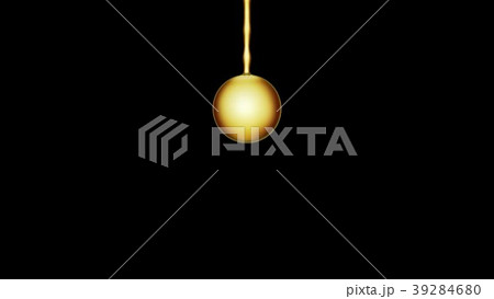 Oil Drops on black background. 39284680