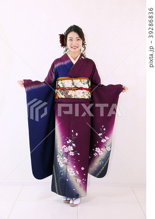 成人振袖撮影スタジオ撮影正面 39286836