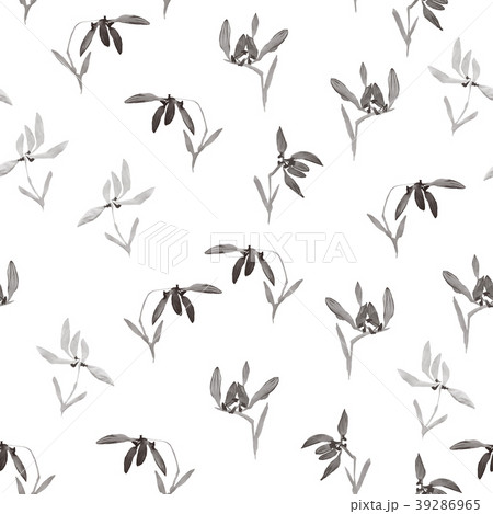 Watercolor flowers hand drawing Seamless pattern Watercolor flowers hand drawing Seamless pattern 39286965