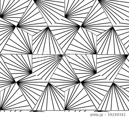 Abstract geometric pattern with stripes, lines.  39289381
