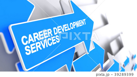 Career Development Services - Message on Blue 39289399