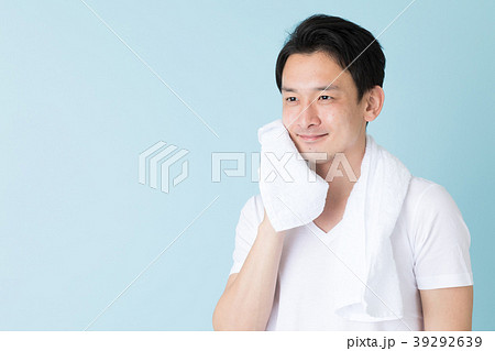 男性 ブルーバック 男性 ブルーバック 39292639