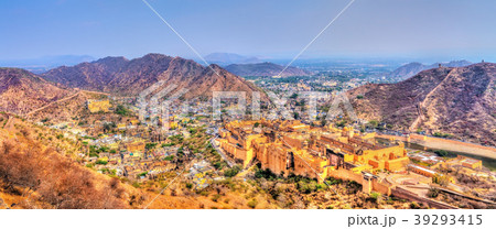 View of Amer town with the Fort. A major tourist View of Amer town with the Fort. A major tourist 39293415