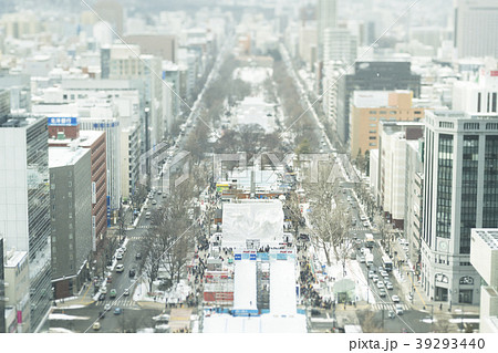 さっぽろテレビ塔からの眺め（雪まつり会場） 39293440