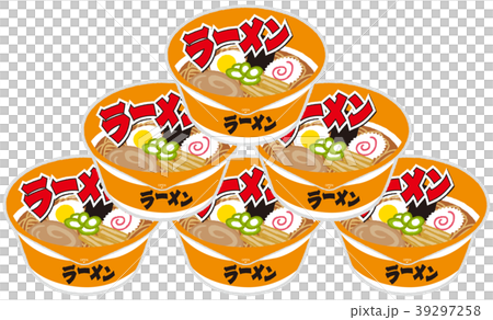 カップラーメンのイラスト素材