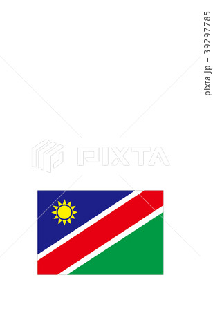 世界の国旗ナミビアのイラスト素材