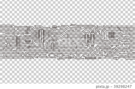 Image illustration of foundation and circuit Image illustration of foundation and circuit 39298247