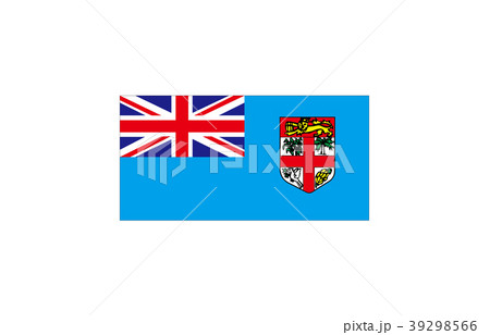 世界の国旗フィジー諸島のイラスト素材