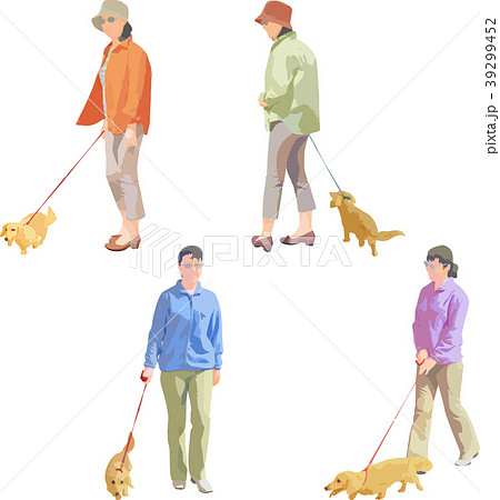 全身人物イラスト_シニア医療 全身人物イラスト_シニア医療 39299452