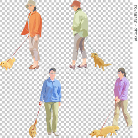 全身人物イラスト_シニア医療 全身人物イラスト_シニア医療 39299452