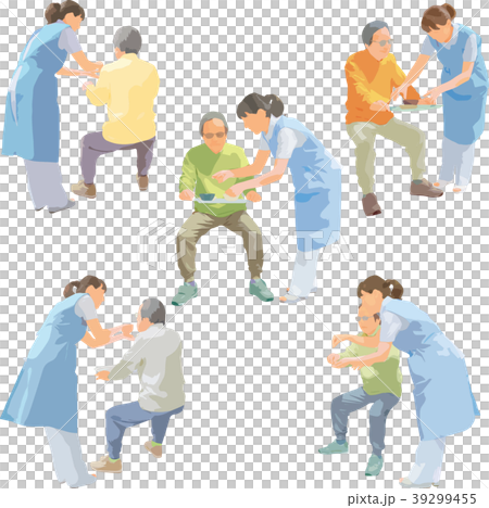 Whole body person illustration _ senior medical Whole body person illustration _ senior medical 39299455