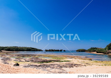 View of Hoshizuna beach, Iriomote isalnd, Okinawa 39299589