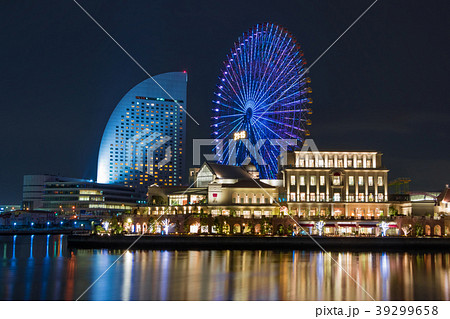 美しいみなとみらいの夜景 美しいみなとみらいの夜景 39299658