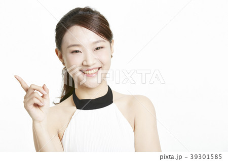女性 ポートレートシリーズ ハンドサイン 女性 ポートレートシリーズ ハンドサイン 39301585