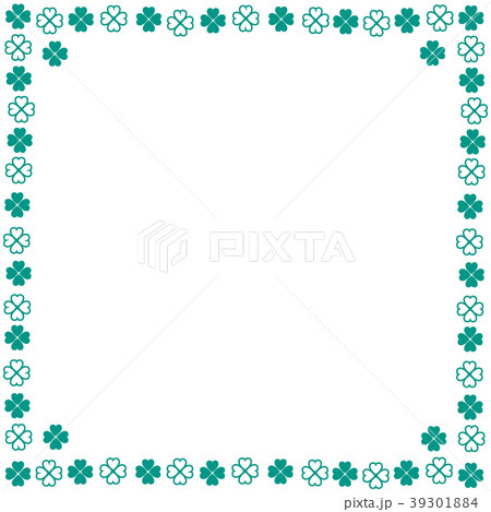 Nice picture-frame from various pieces of clover Nice picture-frame from various pieces of clover 39301884