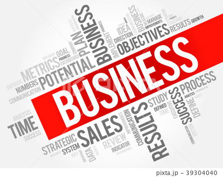 BUSINESS word cloud collage 39304040