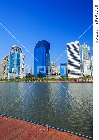 city view at Benjakitti Park, Bangkok, Thailand 39305758