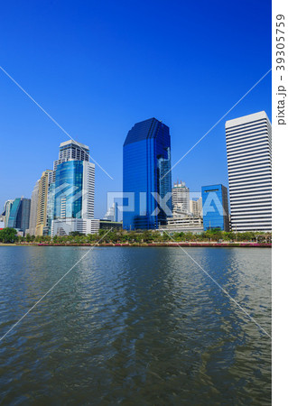 city view at Benjakitti Park, Bangkok, Thailand 39305759