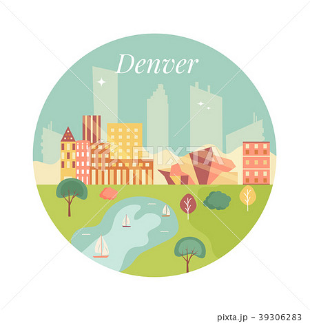 Welcome to Denver poster. View onskyscrapers 39306283