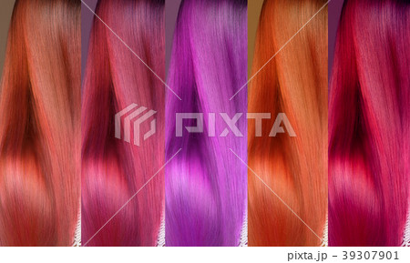 Hair collection Colors Set. Tints Hair collection Colors Set. Tints 39307901