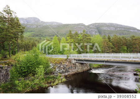 Bridge over river, Norway Bridge over river, Norway 39308552