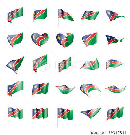 Namibia flag, vector illustration Namibia flag, vector illustration 39312311