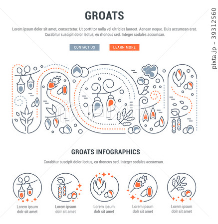 Website Banner and Landing Page of Groats. 39312560