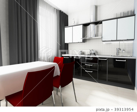 modern domestic Kitchen 39313954