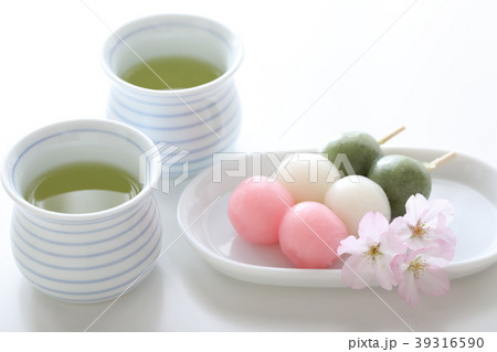 花見団子とお茶 花見団子とお茶 39316590