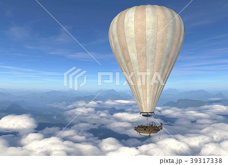 Fantasy Airship Zeppelin Dirigible Balloon 3D 39317338