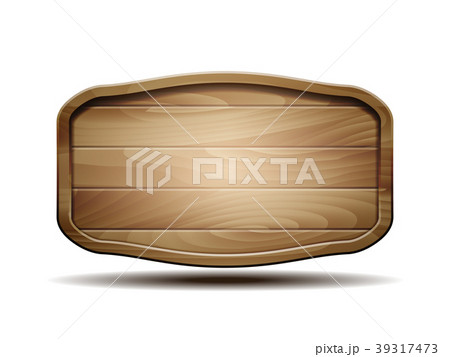 Realistic Wooden sign Realistic Wooden sign 39317473