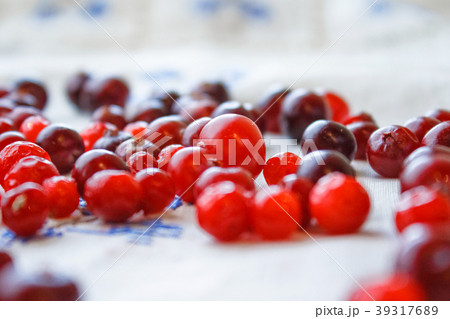 Ripe red berries Ripe red berries 39317689