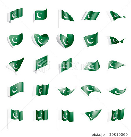 Pakistan flag, vector illustration Pakistan flag, vector illustration 39319069