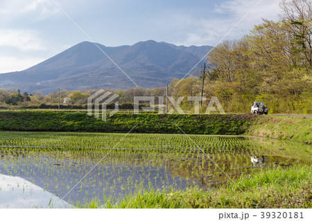 栃木県　那須連山と田んぼ（5月） 39320181
