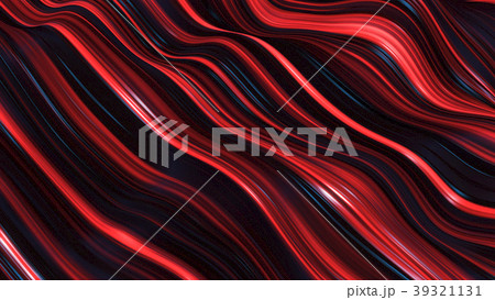 abstract red neon wave line filed 39321131
