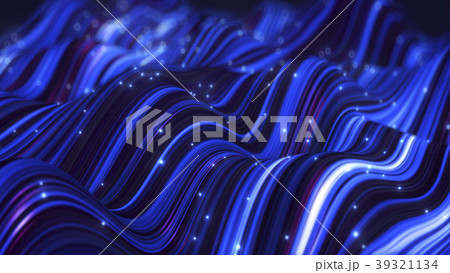 abstract violet-blue neon wave line filed with abstract violet-blue neon wave line filed with 39321134