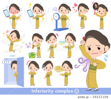 kimono Yellow ocher women_complex 39322109