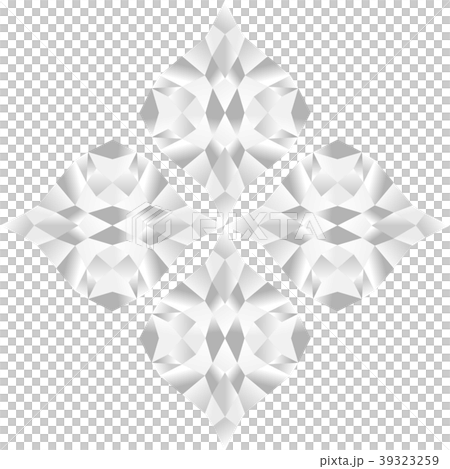 Abstract flower pattern; gradient black and white 39323259
