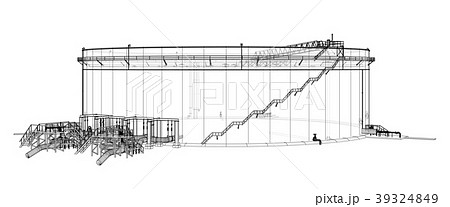 Oil storage tank 39324849