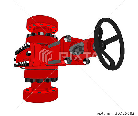 Blowout preventer. 3d illustration Blowout preventer. 3d illustration 39325082