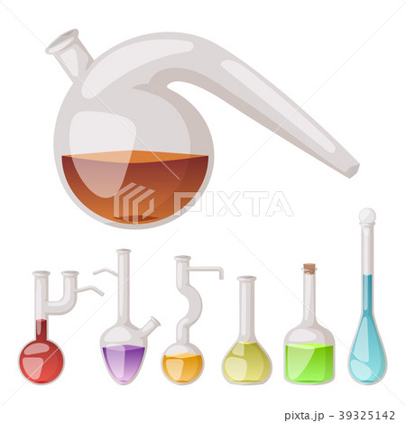 Chemical flask laboratory vector lab glassware Chemical flask laboratory vector lab glassware 39325142