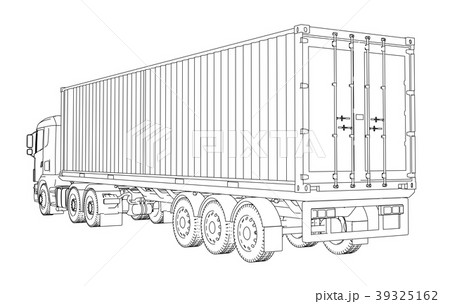 Logistic by Container truck Logistic by Container truck 39325162