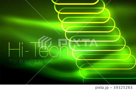 Glowing ellipses dark background, waves and swirl Glowing ellipses dark background, waves and swirl 39325263