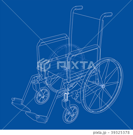Sketch of wheelchair 39325378