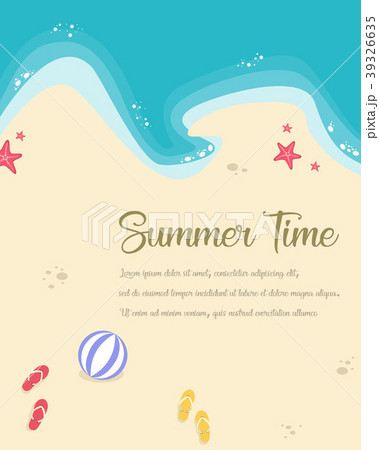 Happy summer day poster style 39326635